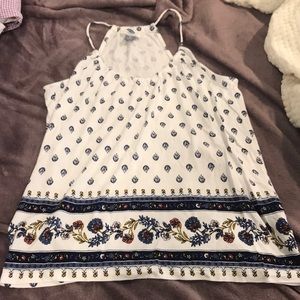 White old navy tank top
